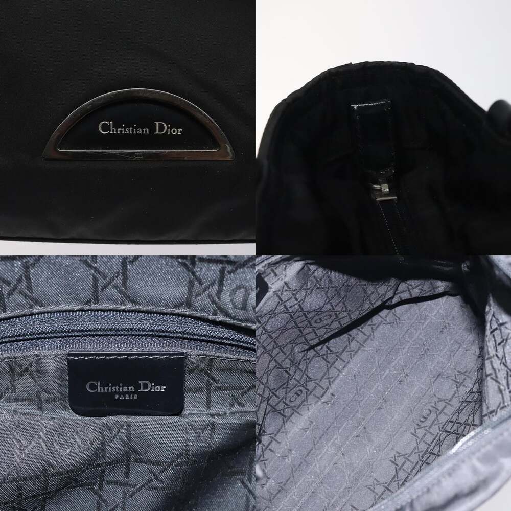 DIOR Tote Bag Nylon Black Silver - Picture 11 of 13